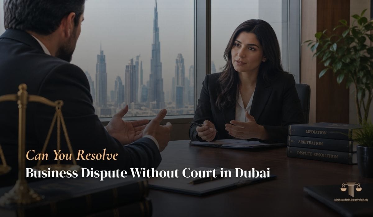 Can You Resolve Business Dispute Without Court in Dubai