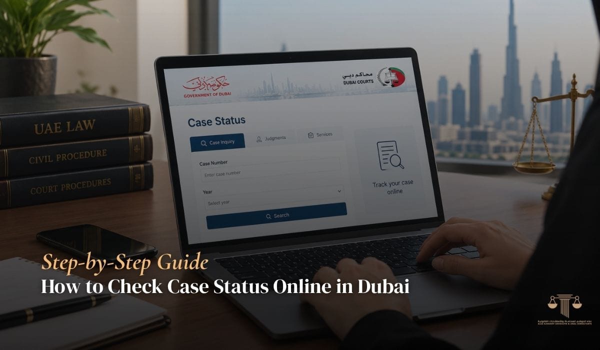 how to check case status online in dubai